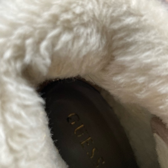 GUESS 4” Suede Gray Tie Boots🌟 - Picture 6 of 13